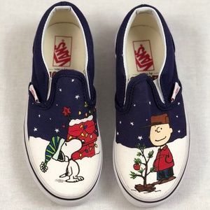 Vans Kids Classic Slip-on Peanuts Charlie/Tree.